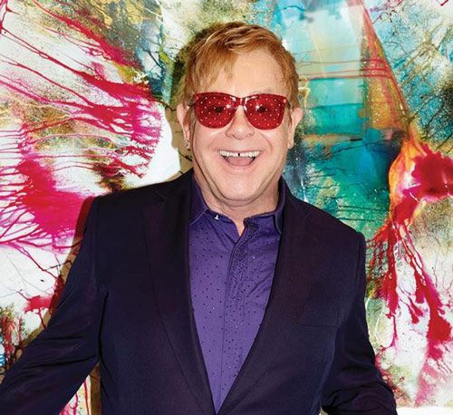 Foto promocional del último disco de Elton John (2016)