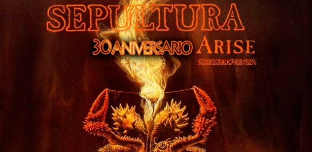 SEPULTURA ARISE POSTER THRASH METAL 超レア-