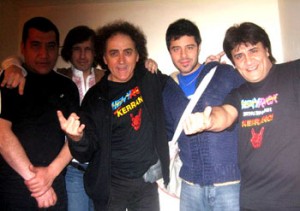 El Mariskal con la banda en Buenos Aires