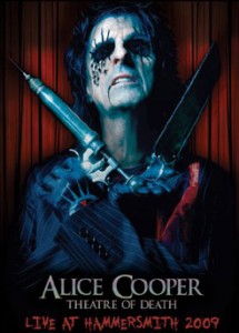 Portada del reciente dvd de Alice Cooper, 'Theatre Of Death'