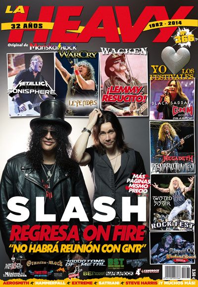 La Heavy nº366 con Slash y Myles Kennedy en portada