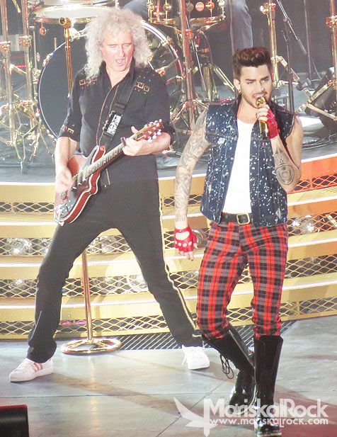 Brian May y Adam Lambert