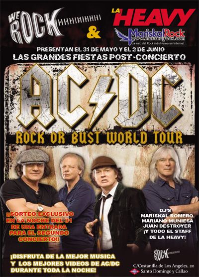 Fiestas de AC/DC en We Rock por MariskalRock y La Heavy