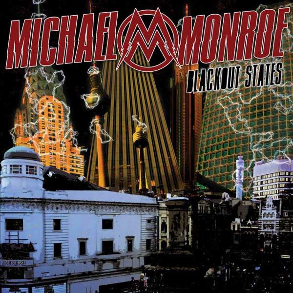 Portada del nuevo disco de Michael Monroe, en solitario, 'Blackout States'