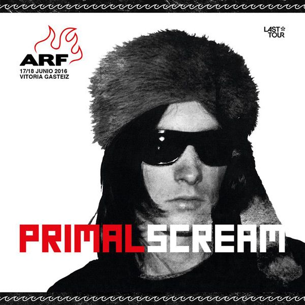 Primal Scream, primer cabeza del cartel del festival Azkena Rock Festival de 2016 que se celebrará el 17 y 18 de junio en Vitoria