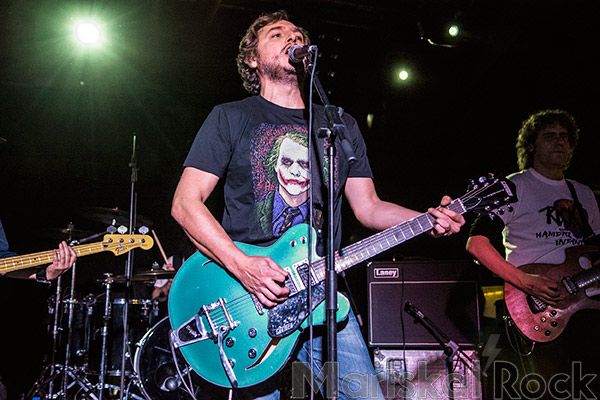El cantautor rockero participó en el Festival Rock Contra el Hambre Infantil