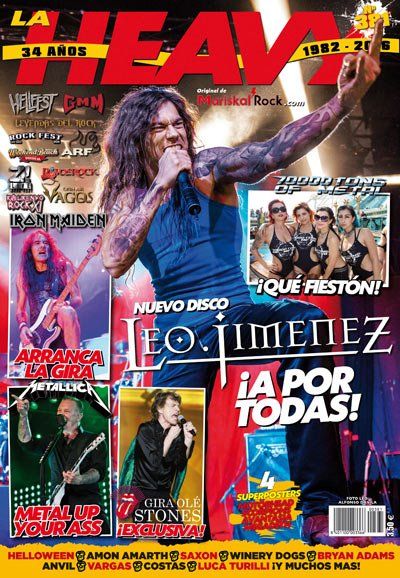 Revista La Heavy 381 con Leo Jiménez en portada