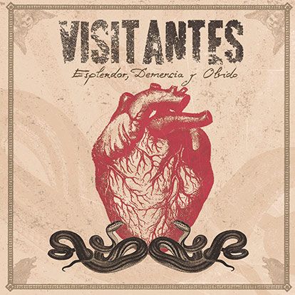 Portada del nuevo disco de Visitantes: Esplendor, Demencia y Olvido