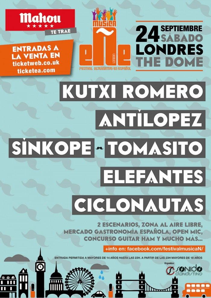 Festival Música eÑe de Londres anuncia horarios