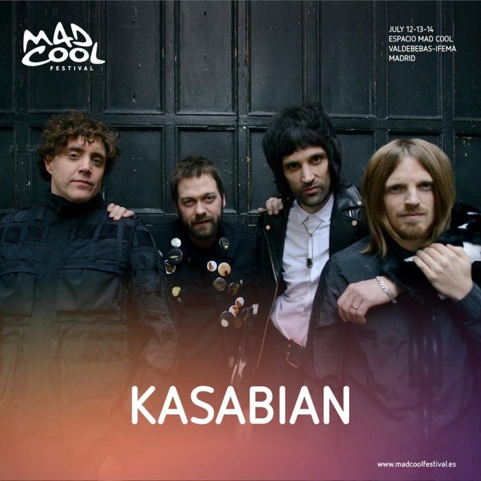 Kasabian al Mad Cool Festival 2018. También Japandroids, Rag'n'Bone Man...