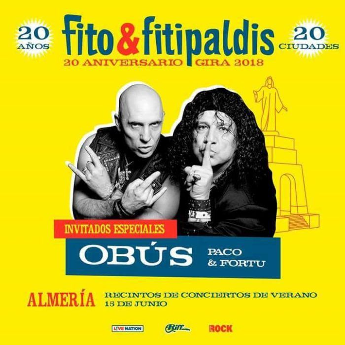 Obús colaborará con Fito & Fitipaldis en su gira 20 aniversario