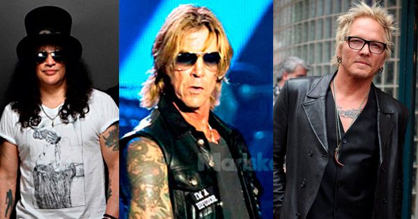 Slash y Duff McKagan (Guns N' Roses) se reencuentran con Matt