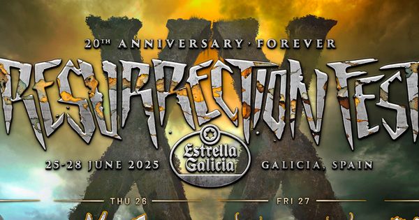 Resurrection Fest presenta su cartel de 2025 dividido por jornadas con ...