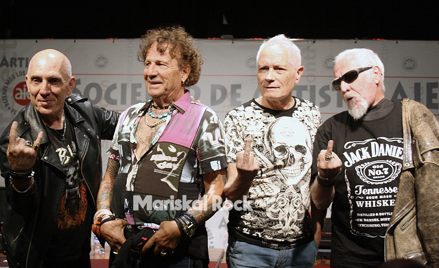 Obús: Rueda de prensa de la formación original sobre el concierto de reunión en Madrid