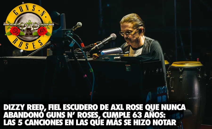 El 18 de junio es la fecha en la que en 1963 vino al mundo Darren Arthur Reed, que terminaría de hacerse un hueco en la historia del rock como Dizzy Reed, el hombre que en 1990 asumió uno de los retos más difíciles al entrar a una banda: integrarse como teclista en una formación 
La entrada Dizzy Reed, el fiel escudero de Axl Rose que nunca abandonó Guns N’ Roses, cumple 63 años: Las cinco canciones en las que más se hizo notar se publicó primero en MariskalRock.com.